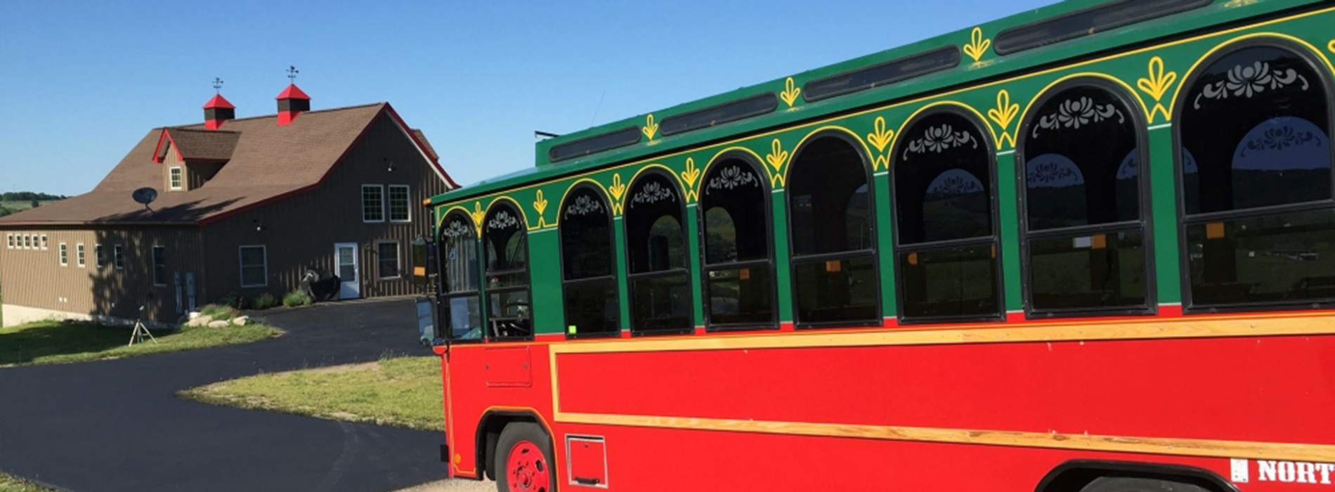 Trolleys provide a great way to experience Michigan while touring Michigan wineries. We offer both scheduled Wine Tours and Private Tours for your group.